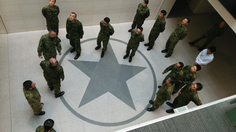 自衛隊さんたち