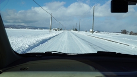 雪の道