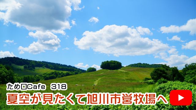 夏空が見たくて旭川市営牧場へ