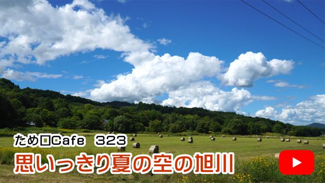 思いっきり夏の空の旭川